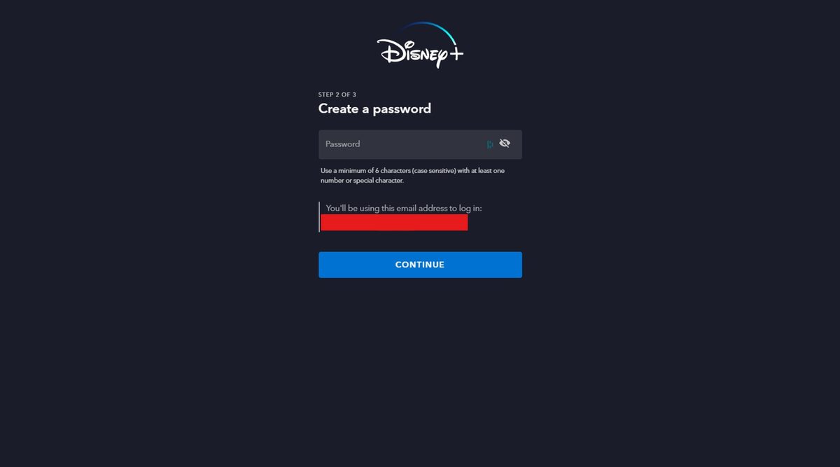 Create a Password