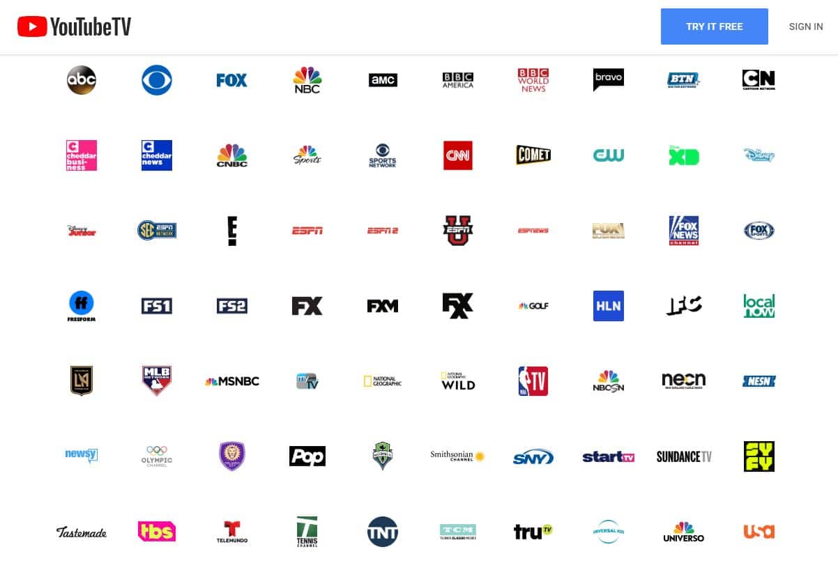 youtube-tv-channel-list