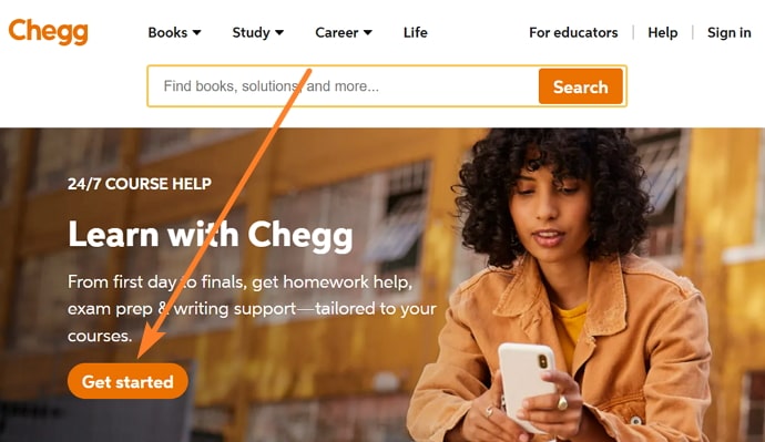 Chegg home