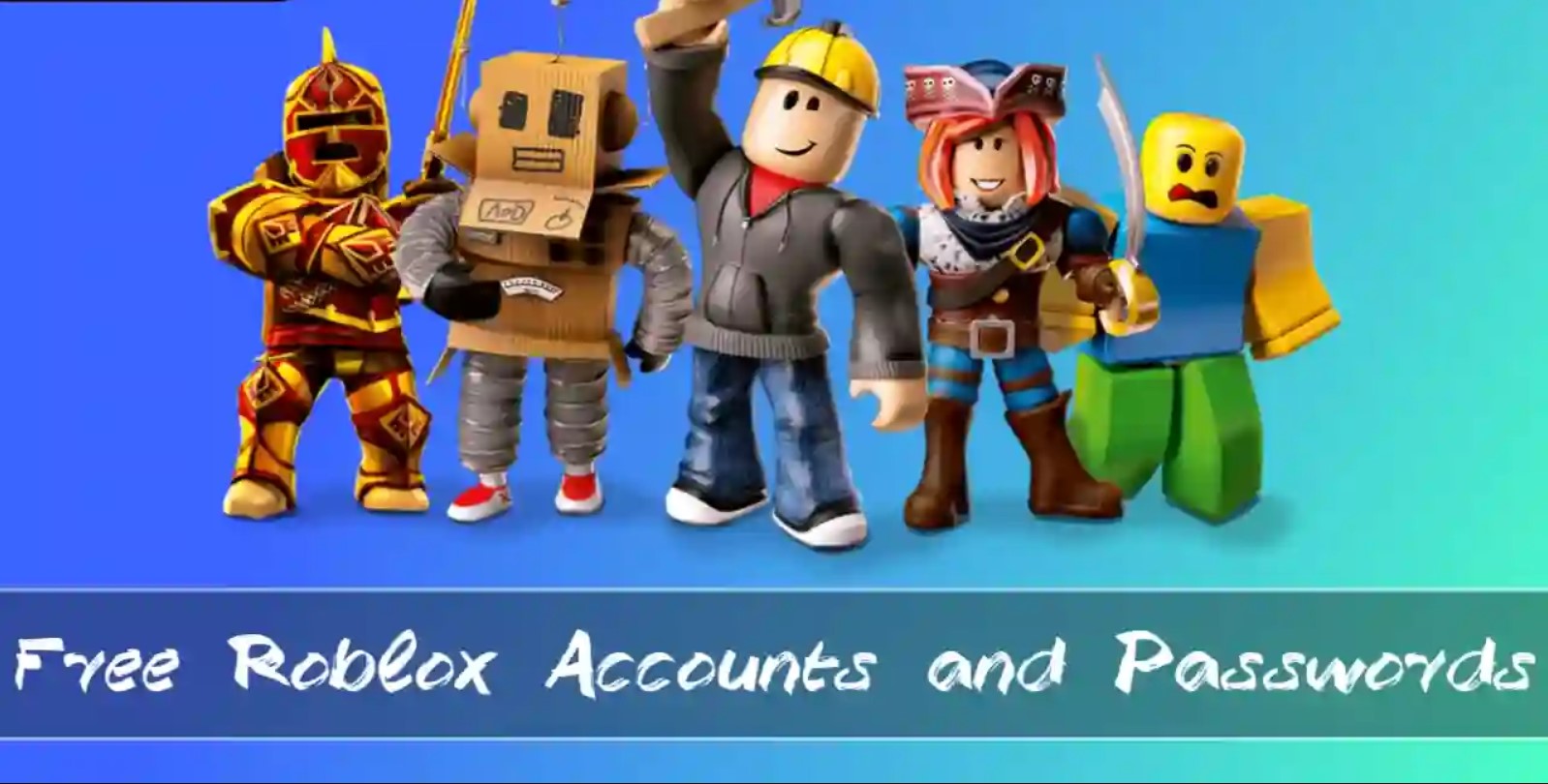 free accounts for roblox