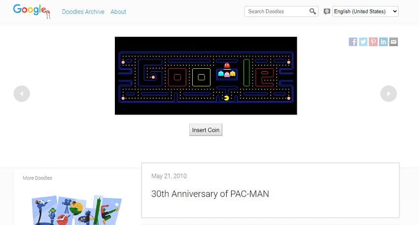 PacMan by google